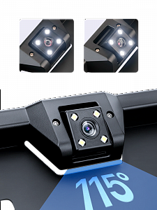 TDS TS-CAV30 Рамка для номера с камерой (1280*720)